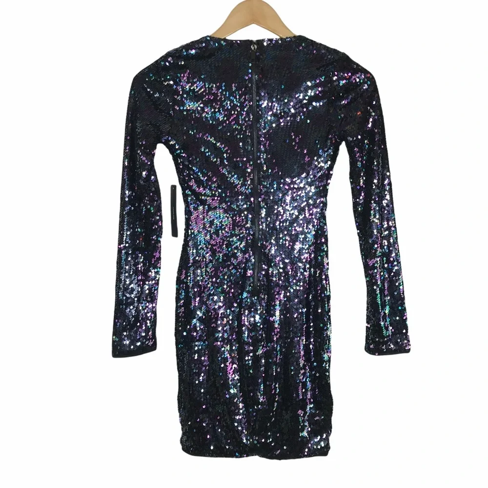 Lulus Lookin' Slick Sequin‎ Bodycon Dress NWT (XS)
